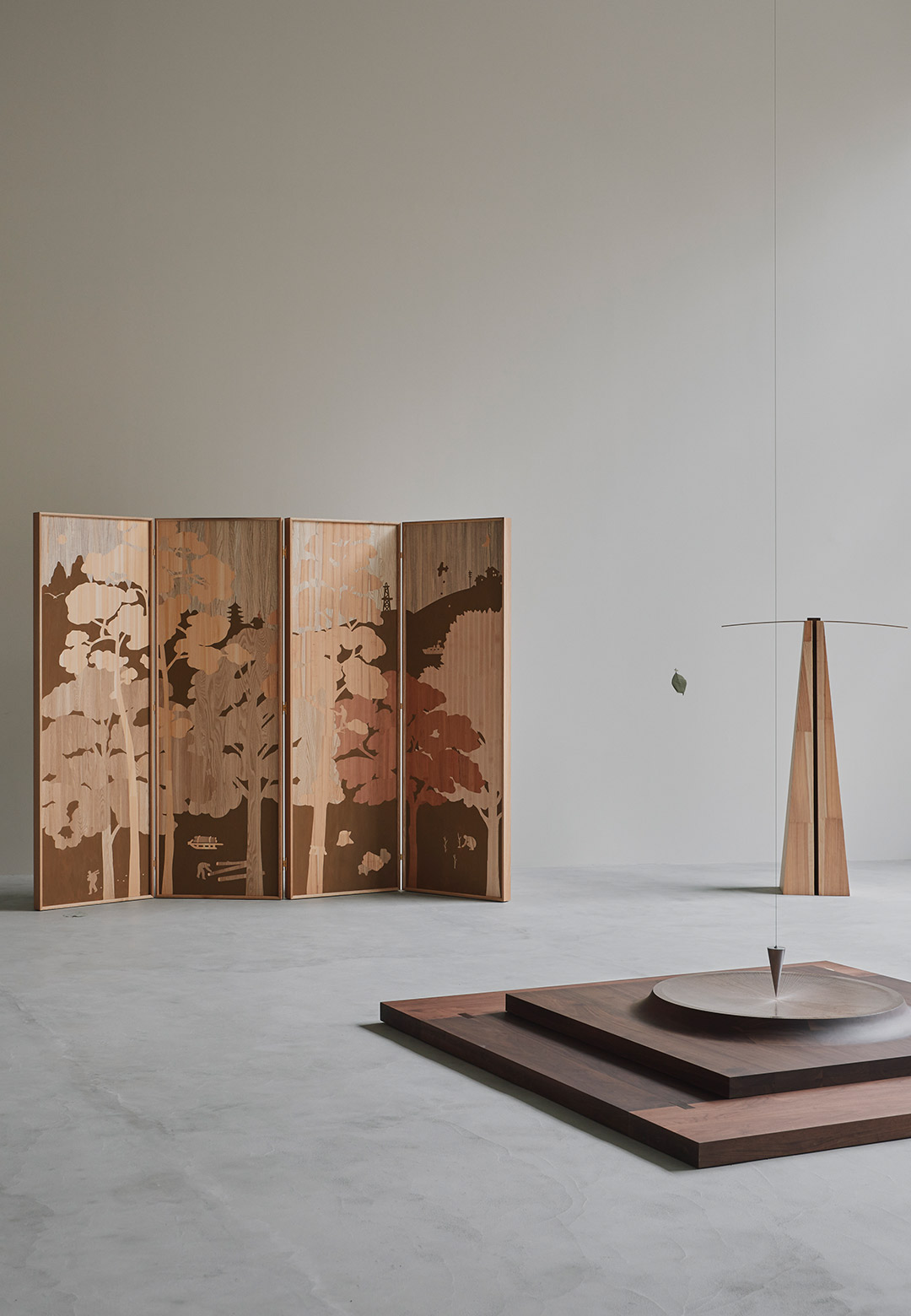 Christian+Jade studio's exploration of time and nature peers into 'The Age of Wood'
