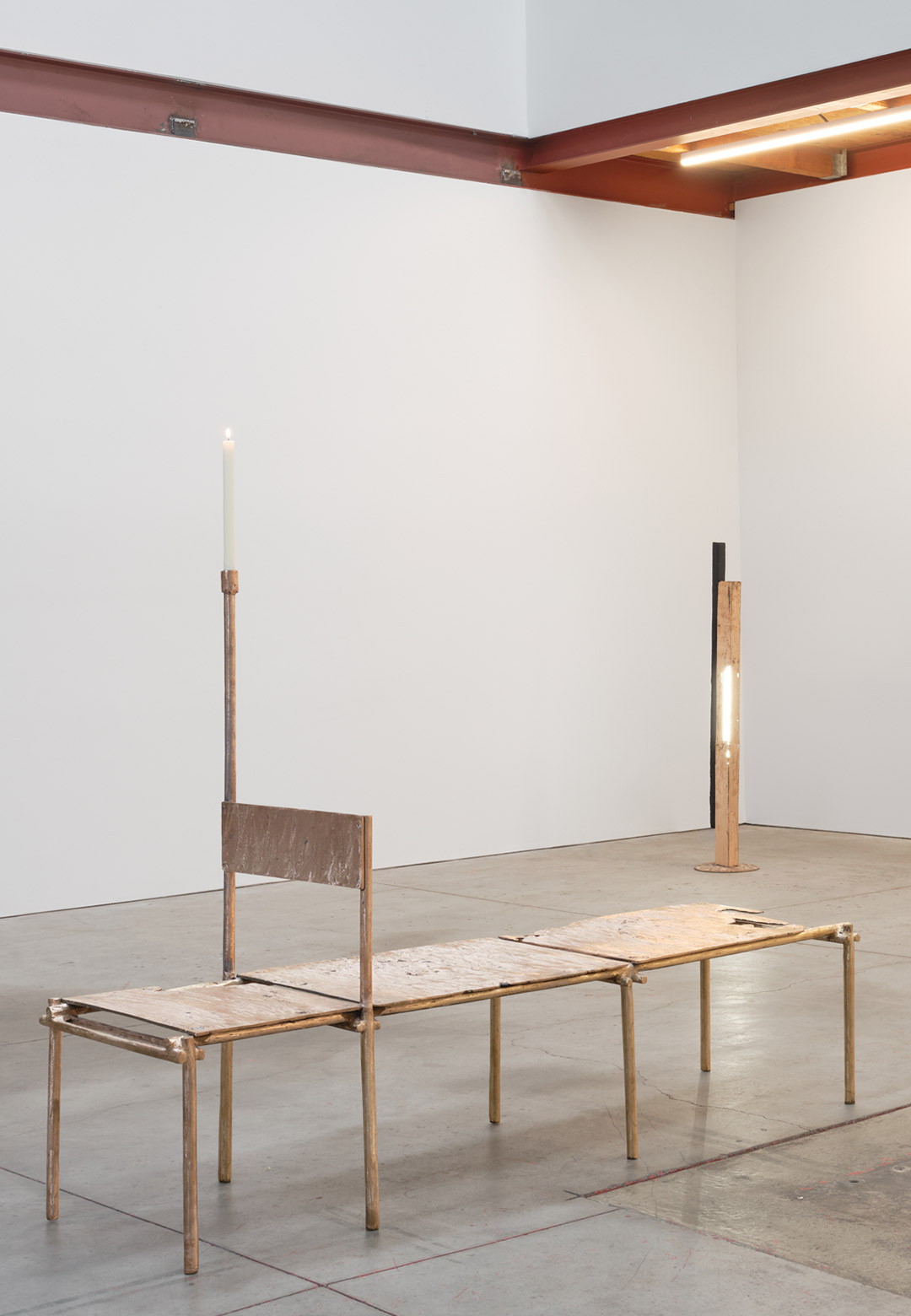 Nifemi Marcus-Bello draws on Africa's culture in coppery 'Whispers of a Trail'