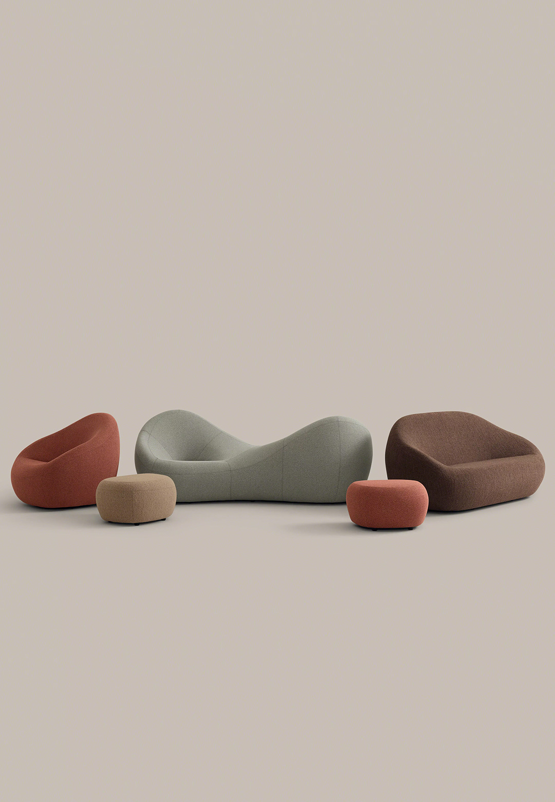 The Jean Nouvel Seating Collection by Coalesse echoes nature's spontaneity