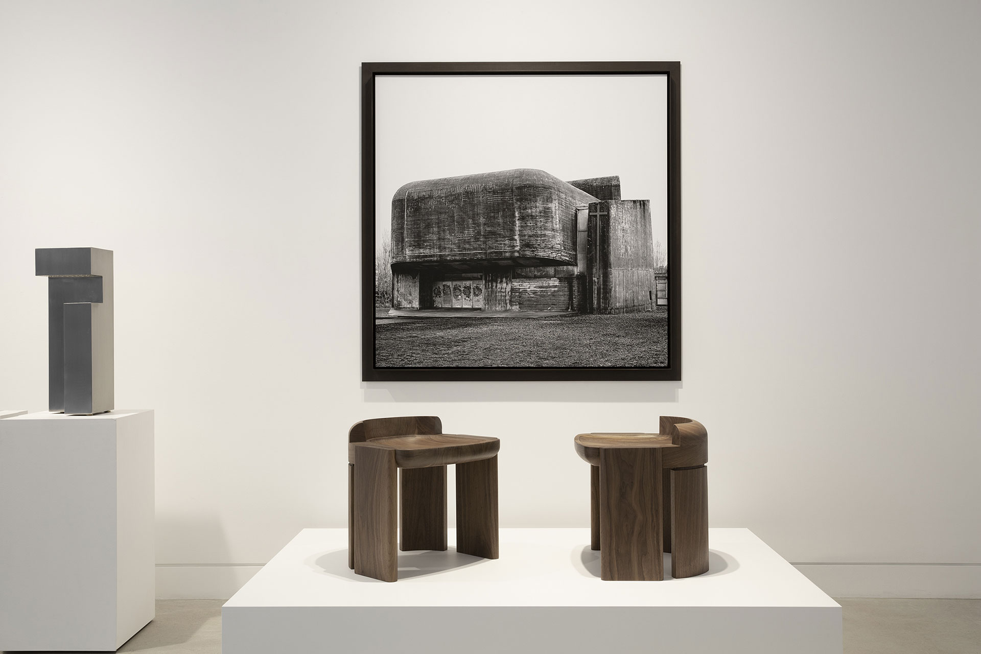 The Nevers stool is reminiscent of a church in Nevers