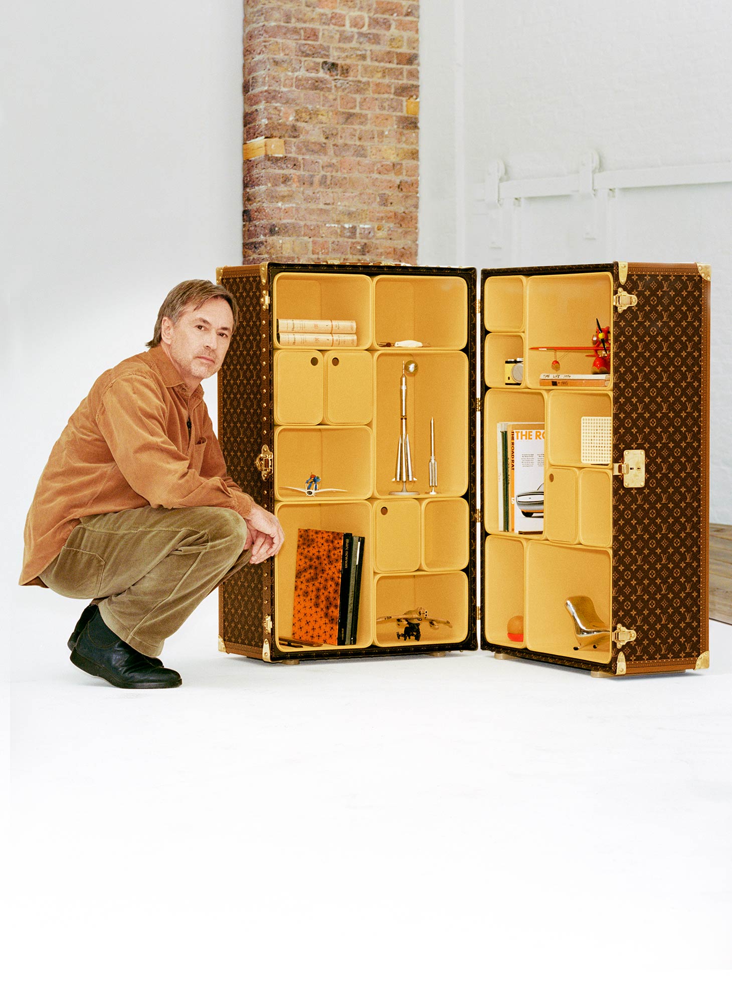 Marc Newson revamps Louis Vuitton luggage in bright colours