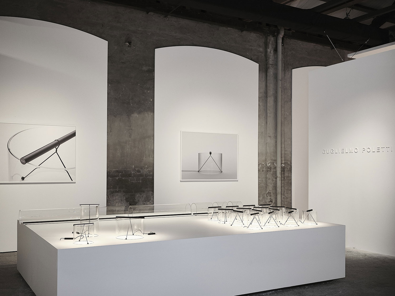 Installation view of the To-Tie lamps