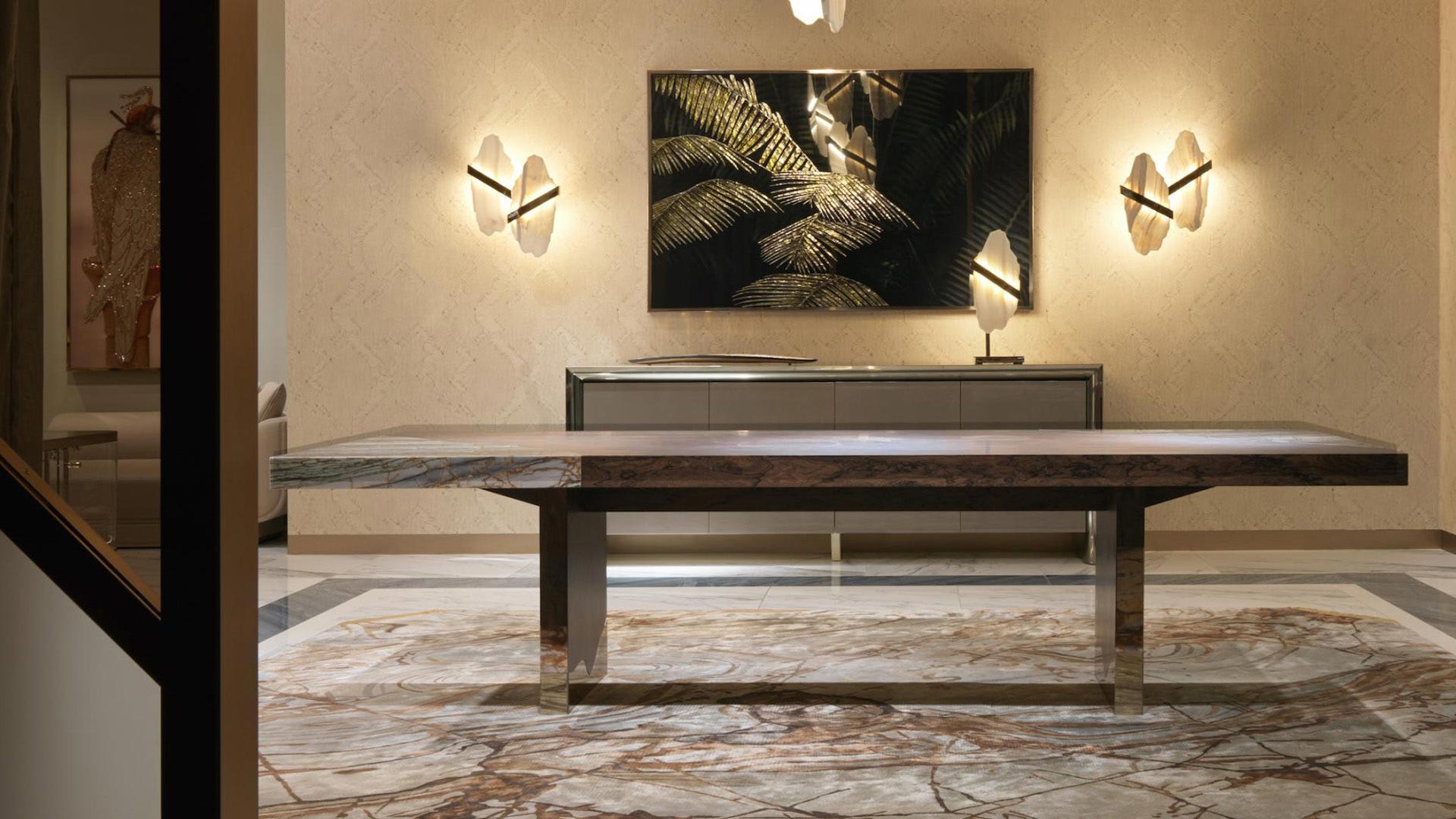 Valiant dining table by Alessandro La Spada for Visionnaire