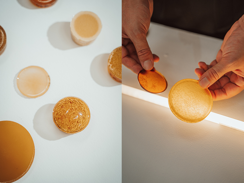 Estúdio Rain’s ‘Ricino’ utilises resin to build lamps that evoke ...
