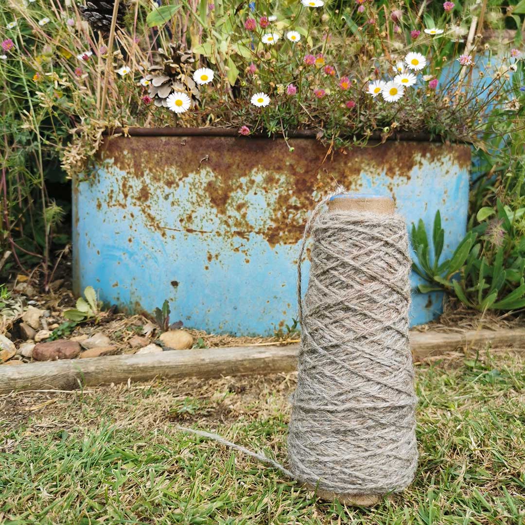 Hair x Wool gardening twine roll by Green Salon Collective