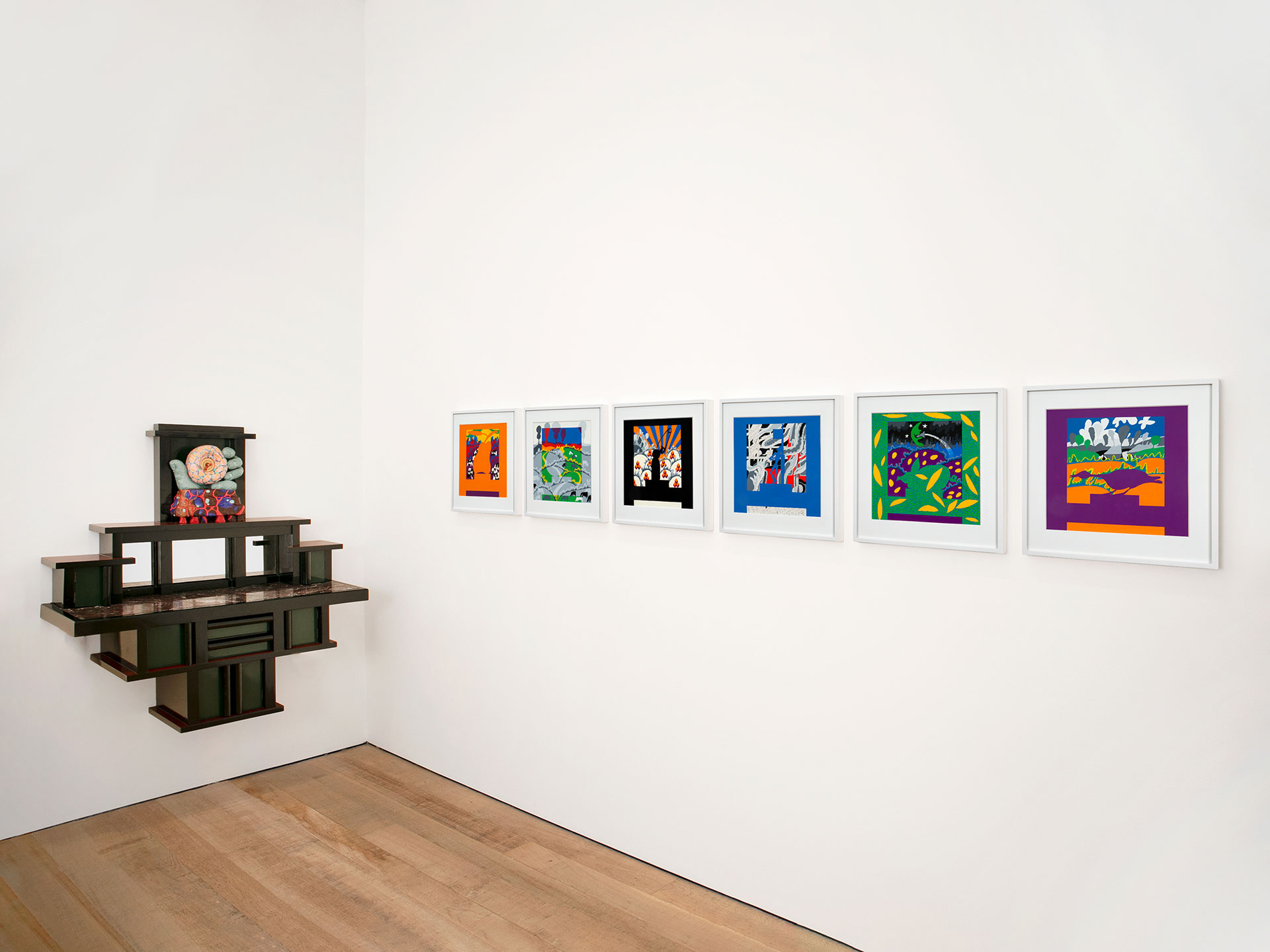 ‘Colourful artworks by Adron and Clendinning on display