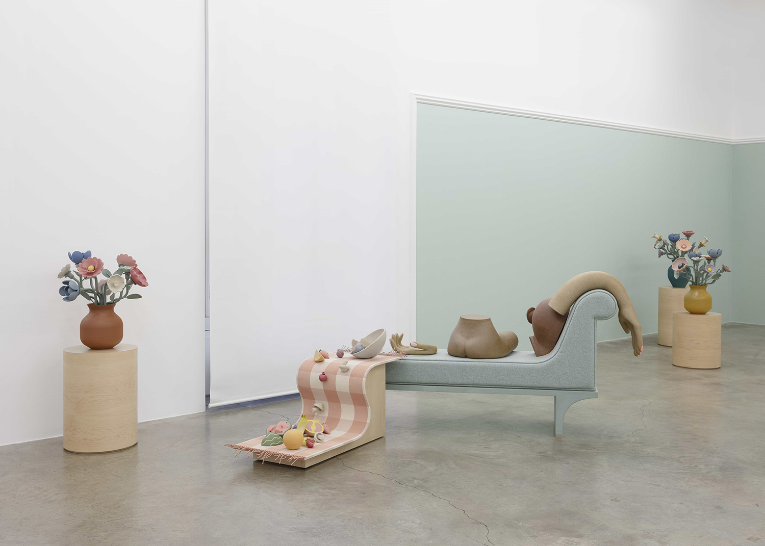 The decadent banquet setting from the exhibition