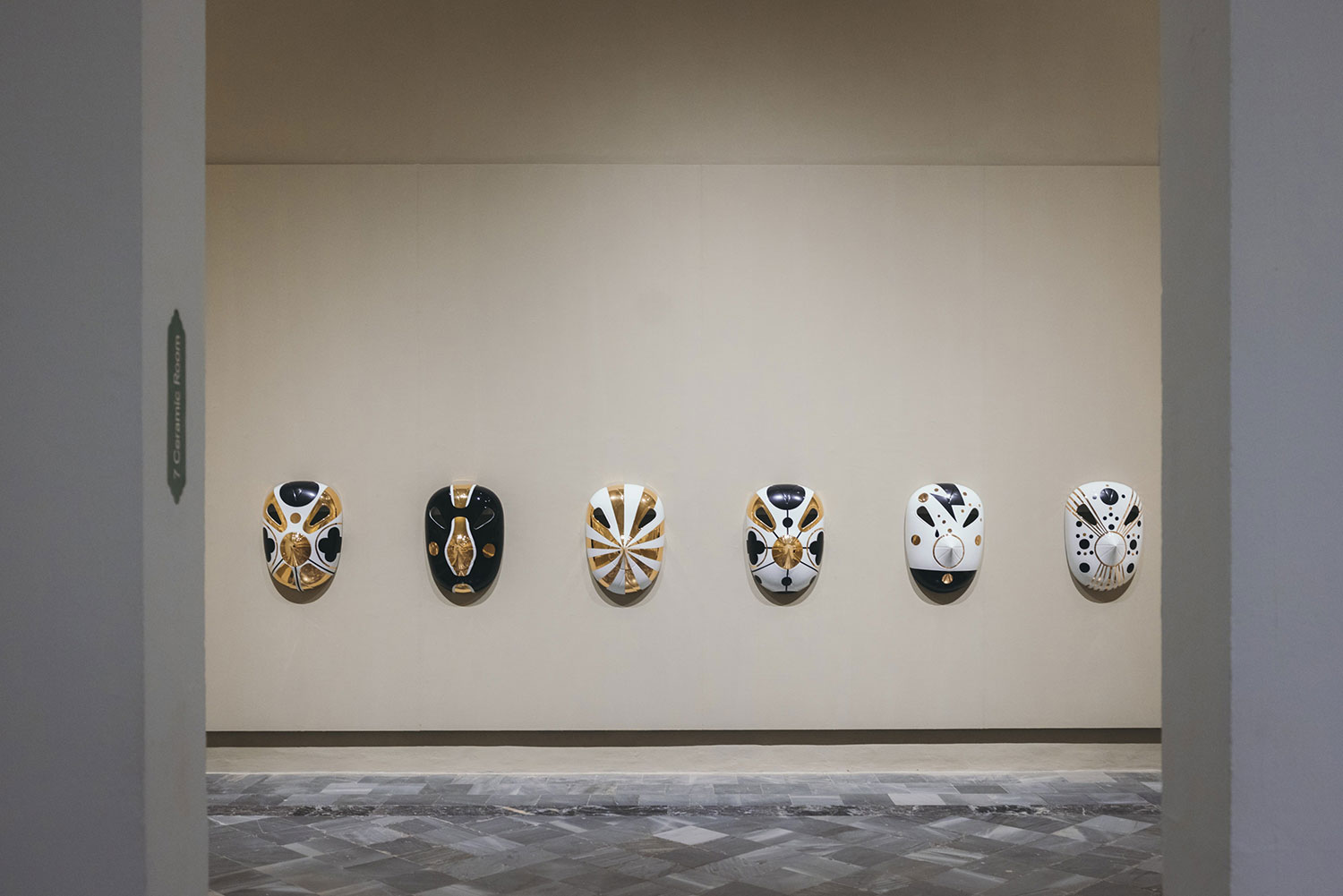 The exhibition moves between Hayon’s design objects, furniture, art, and craft, with rooms divided into various themes