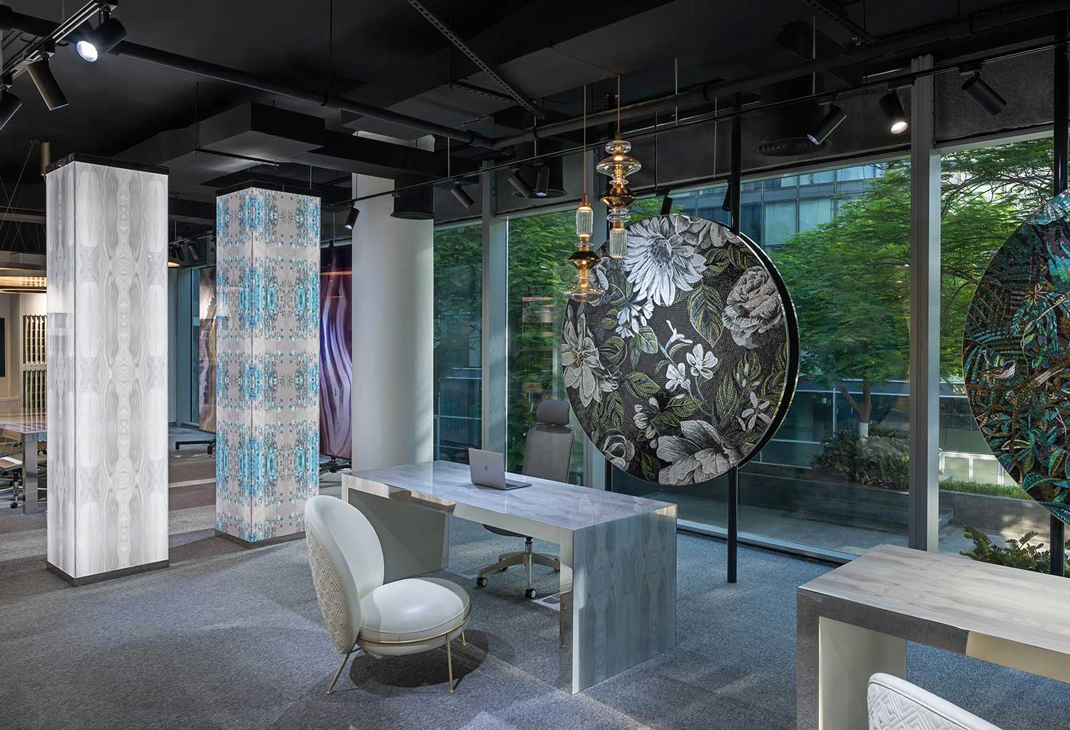 Visitors get an opportunity to explore a range of floor and wall covering products