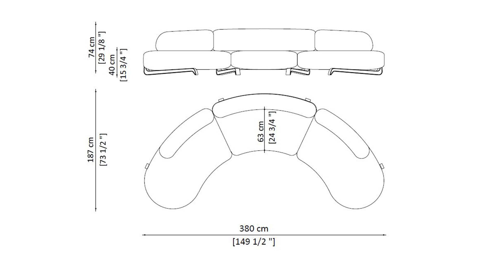 Vao 380 Sofa by Paolo Castelli - Furniture | STIRpad