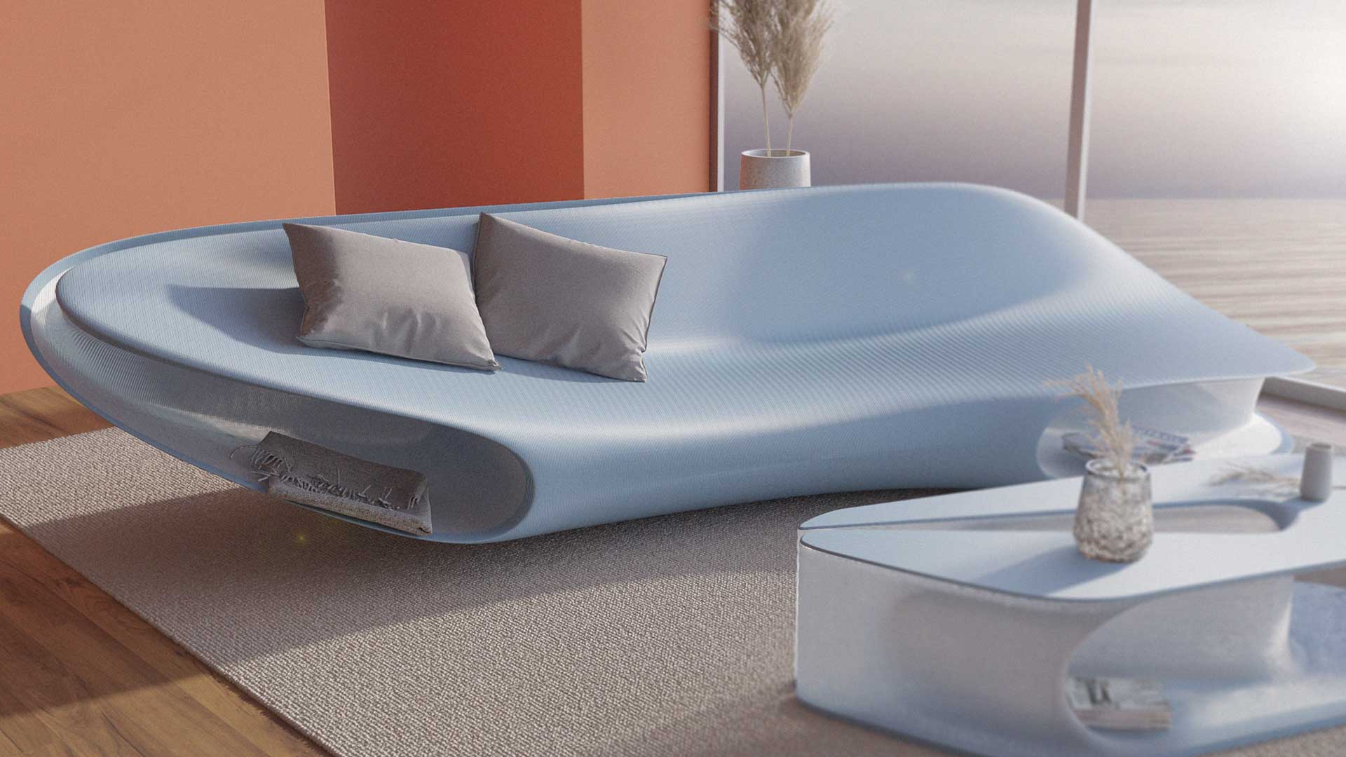 Sofa by Karim Rashid STIRpad